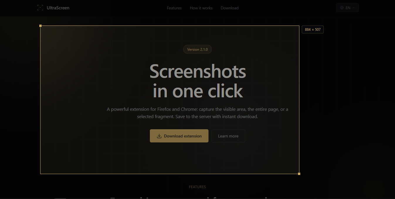 UltraScreen popup